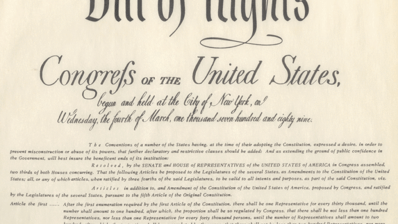 Bill of Rights: Why Do We Have It?